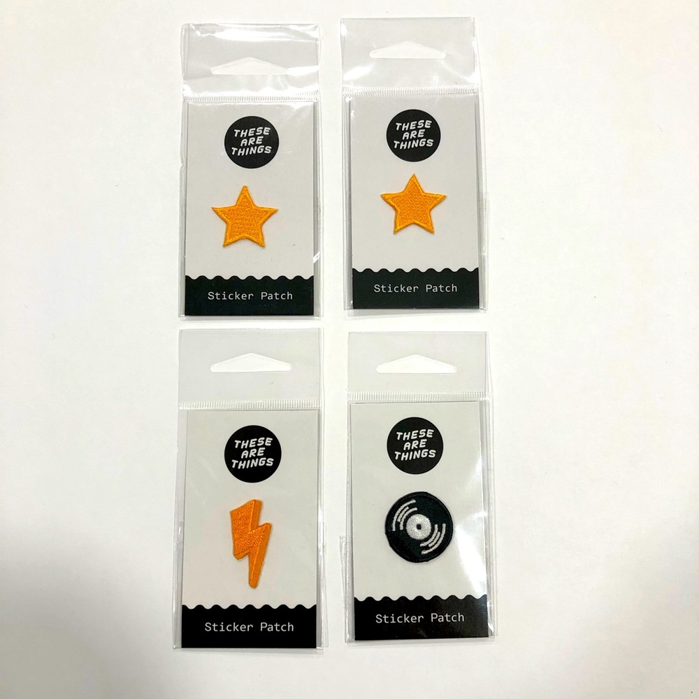 These Are Things Assorted Sticker Patches NWT